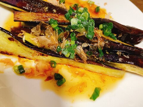 揚げ焼きなすのめんつゆ和え